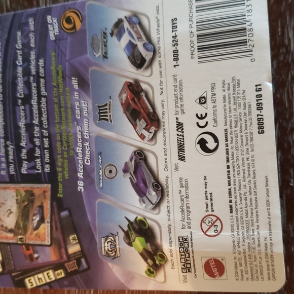 💖HP💖Rare Sealed! Hot Wheels Acceleracers Metal Maniacs Hollowback#5 of 9 G8097 - Picture 8 of 11